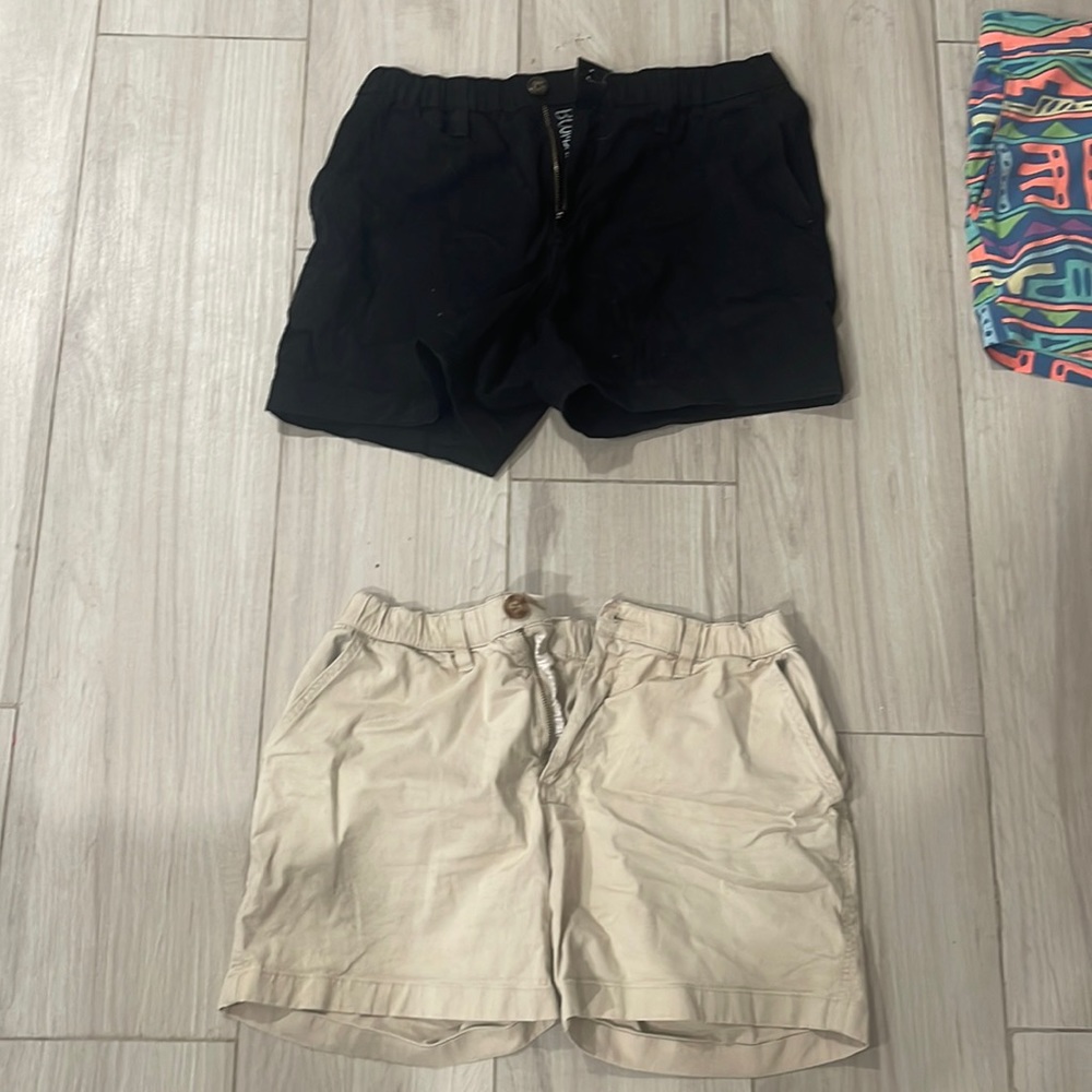 Men’s Chubbies 5in seam  / black and tan